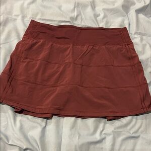 Wine red Lululemon Athletic Skirt